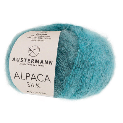 ALPAKA SILK | 210 m - 25 g | 05 - MINT - Handarbeiten - 1