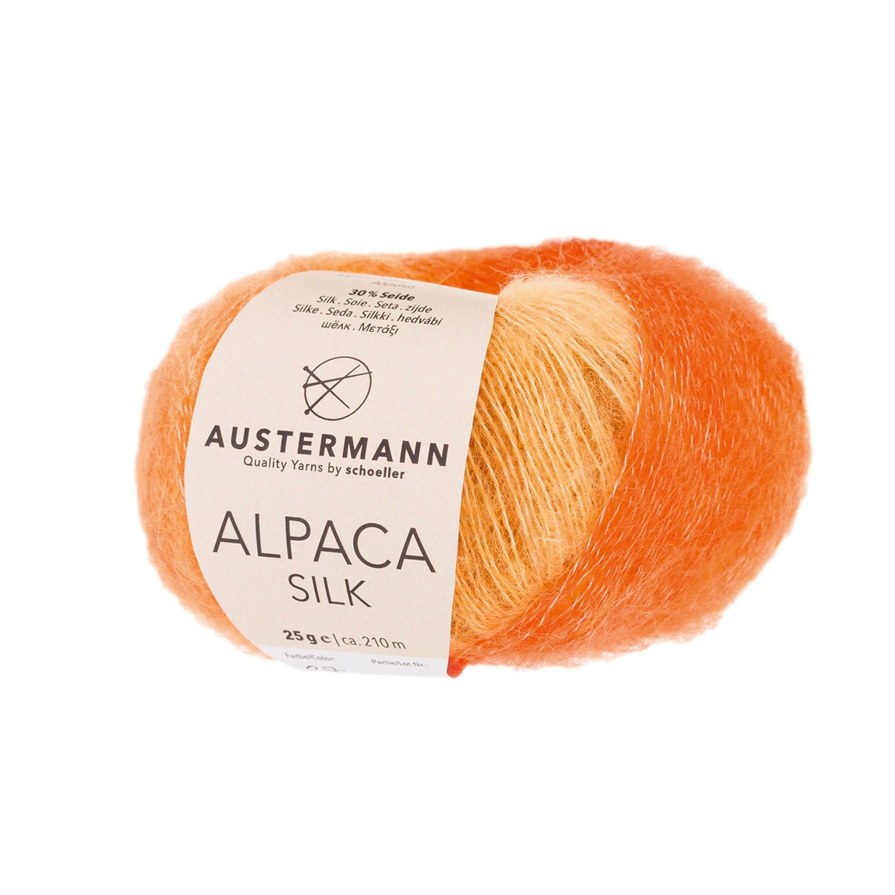 ALPAKA SILK | 210 m - 25 g | 07 - BERNSTEIN - Handarbeiten - 1