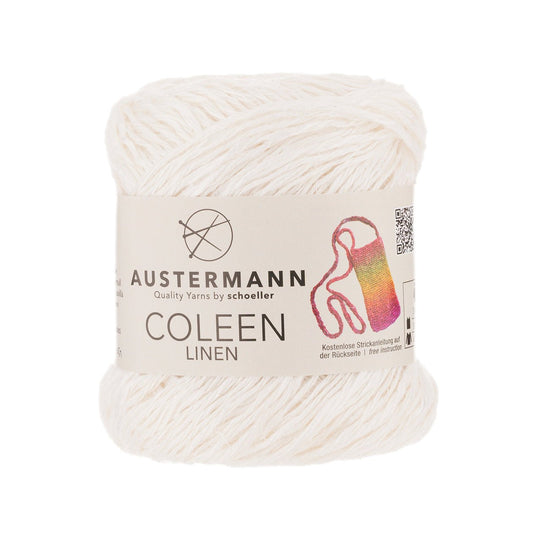 COLEEN LINEN | 120m - 50g | 01 - WEISS - Handarbeiten - 1