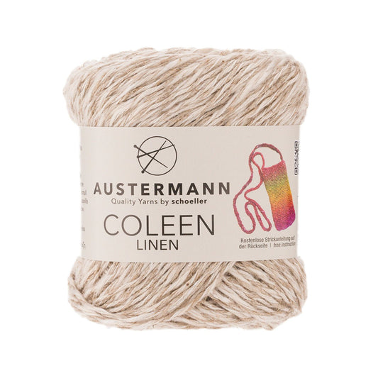 COLEEN LINEN | 120m - 50g | 02 - SAND - Handarbeiten - 1