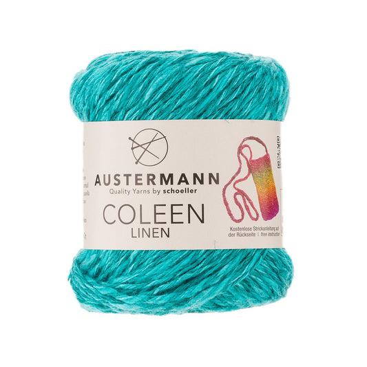 COLEEN LINEN | 120m - 50g | 07 - TUERKIS - Handarbeiten - 1