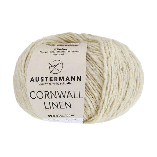 CORNWALL LINEN | 100 m - 50g | 01 - NATUR - Handarbeiten - 1