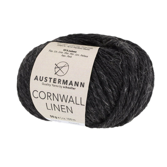 CORNWALL LINEN | 100 m - 50g | 02 - ANTHRAZIT - Handarbeiten - 1