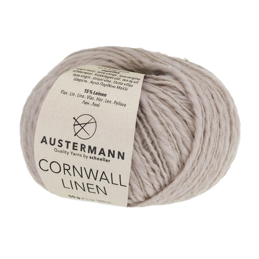 CORNWALL LINEN | 100 m - 50g | 03 - SAND - Handarbeiten - 1