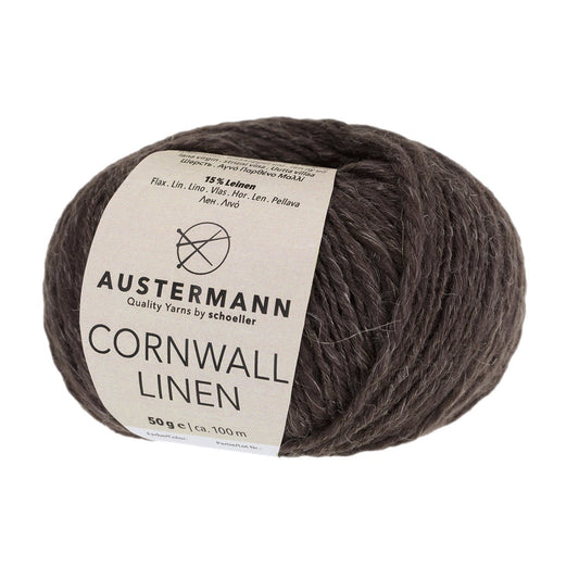 CORNWALL LINEN | 100 m - 50g | 06 - KAFFEE - Handarbeiten - 1