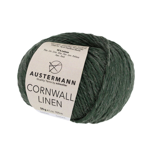 CORNWALL LINEN | 100 m - 50g | 08 - TANNE - Handarbeiten - 1