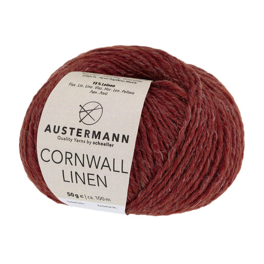 CORNWALL LINEN | 100 m - 50g | 10 - GRANAT - Handarbeiten - 1