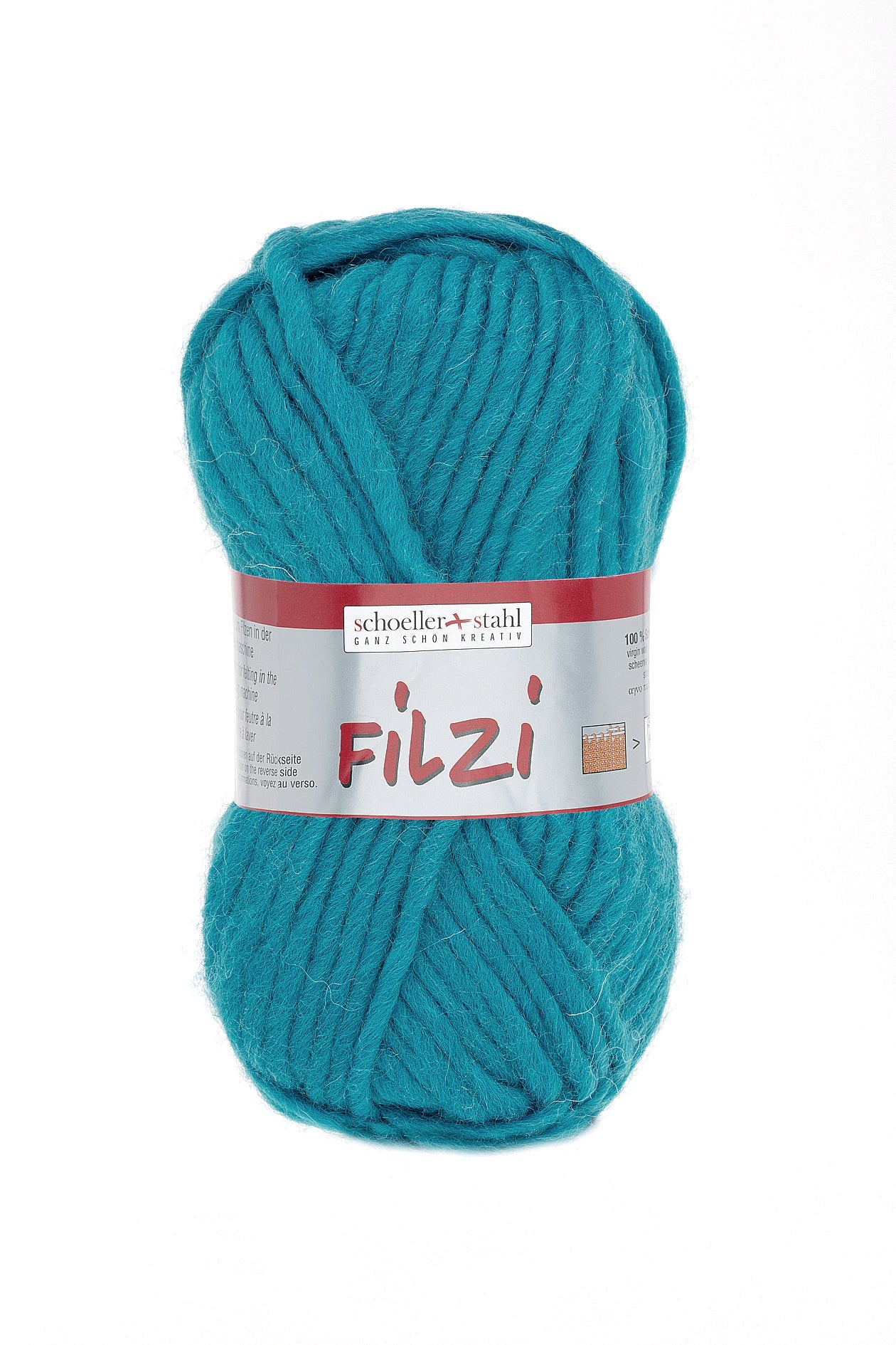 FILZI 50g | Farbe 32 - TUERKIS - Strickwolle - Handarbeiten - 1