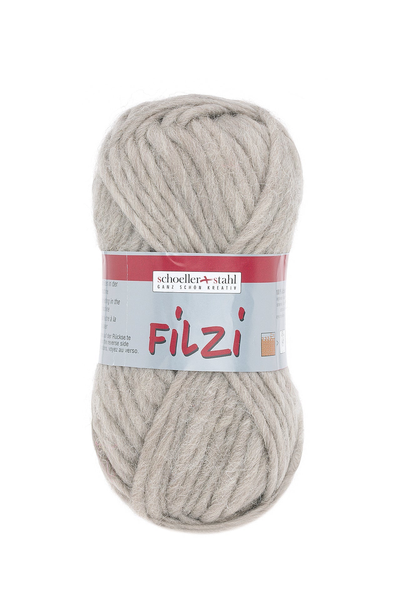 FILZI 50g | Farbe 34 - SAND - MELIERT - Strickwolle - Handarbeiten - 1