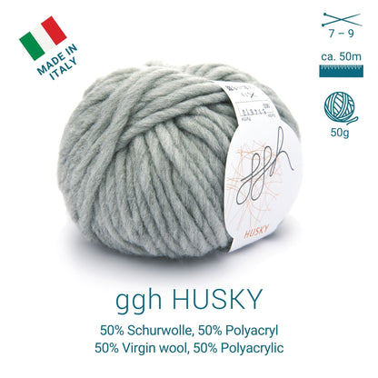 ggh Husky Box | 300g Set (6x50g) – 003 – Hellgrau - Handarbeiten - 3