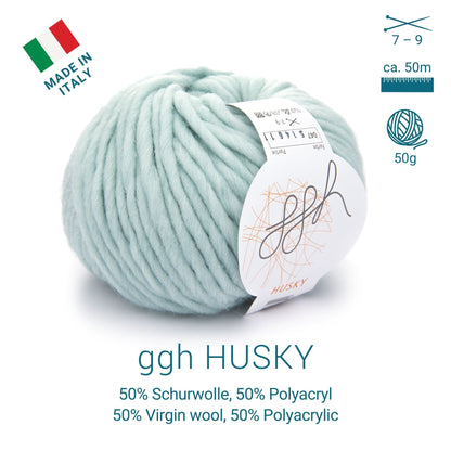 ggh Husky Box | 300g Set (6x50g) – 047 – Mintgrün - Handarbeiten - 3