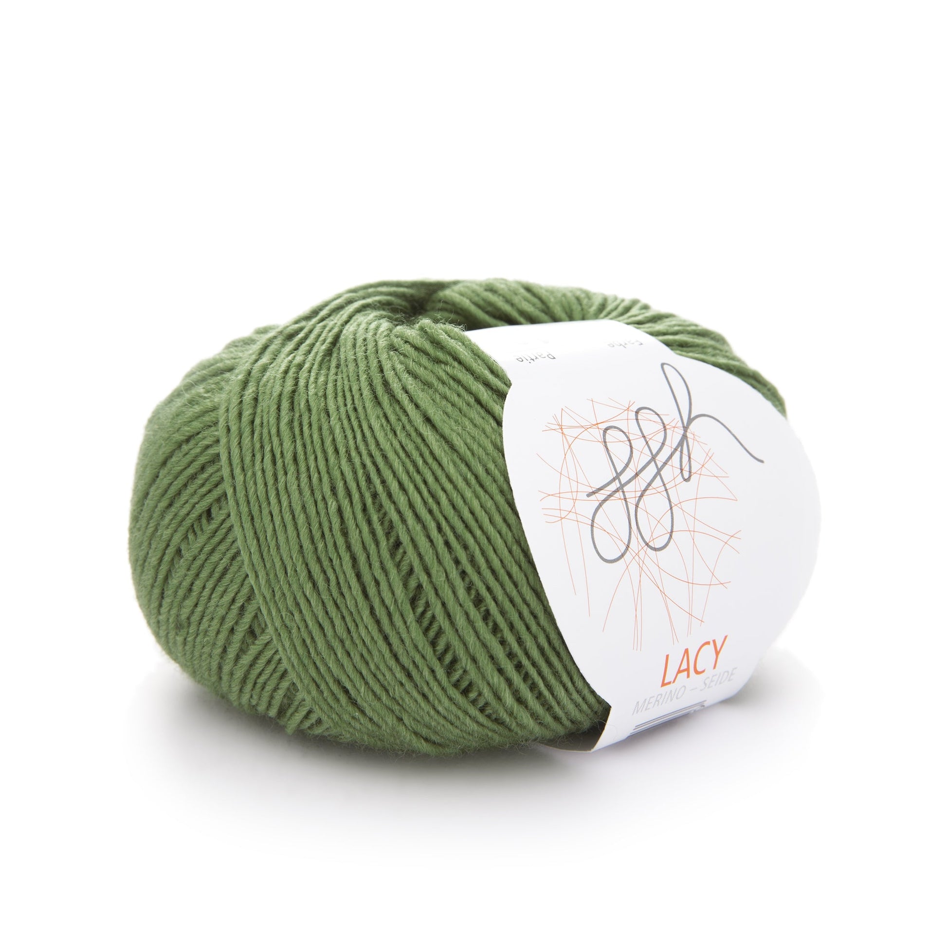 GGH Lacy | Merinowolle mit Seide | 25g - 170m | 007 - Olivgrün - Handarbeiten - 1