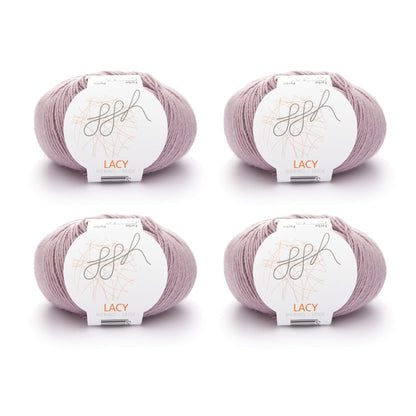 ggh Lacy | Set mit 4 x 25g (insg. 100g) - 002 - Rosa - Handarbeiten - 1