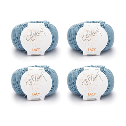 ggh Lacy | Set mit 4 x 25g (insg. 100g) - 004 - Eisblau - Handarbeiten - 1