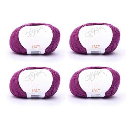 ggh Lacy | Set mit 4 x 25g (insg. 100g) - 016 - Amethyst - Handarbeiten - 1