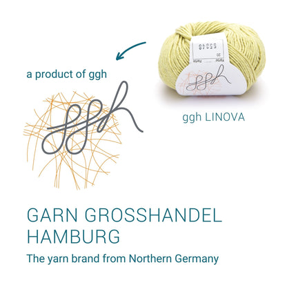 ggh Linova | 100% Baumwolle | 100m/50g | 020 - Cremegelb - Handarbeiten - 5