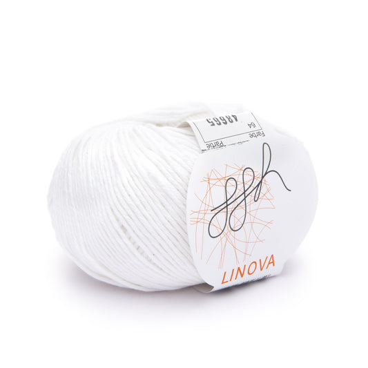 ggh Linova | 100% Baumwolle | 100m/50g | 064 - Weiß - Handarbeiten - 1