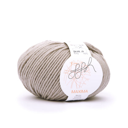 ggh Maxima | Merinowolle | 110m/50g | 081 - Graubeige - Handarbeiten - 2