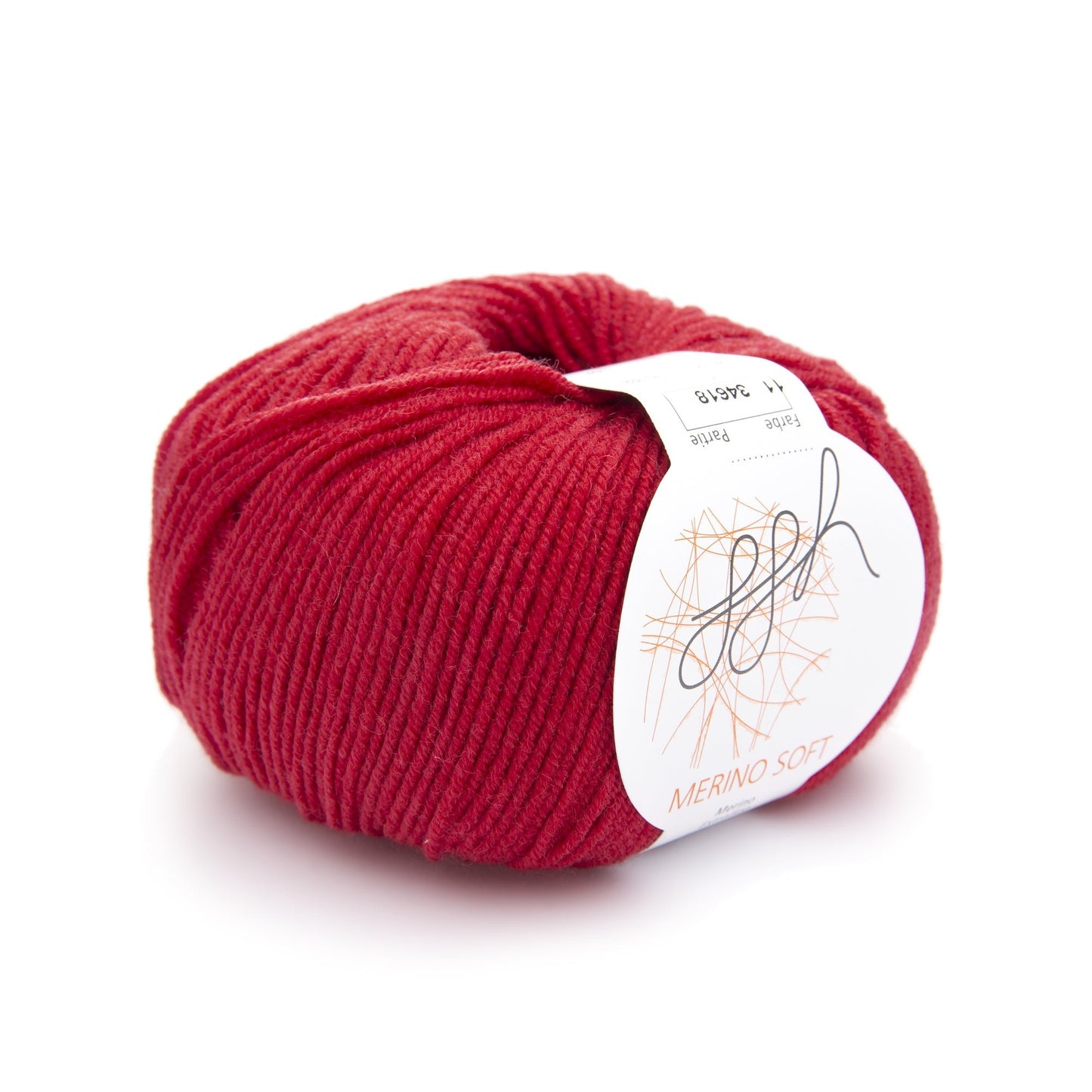 ggh Merino Soft | Merinowolle | 170m/50g | 011 - Rot - Handarbeiten - 1