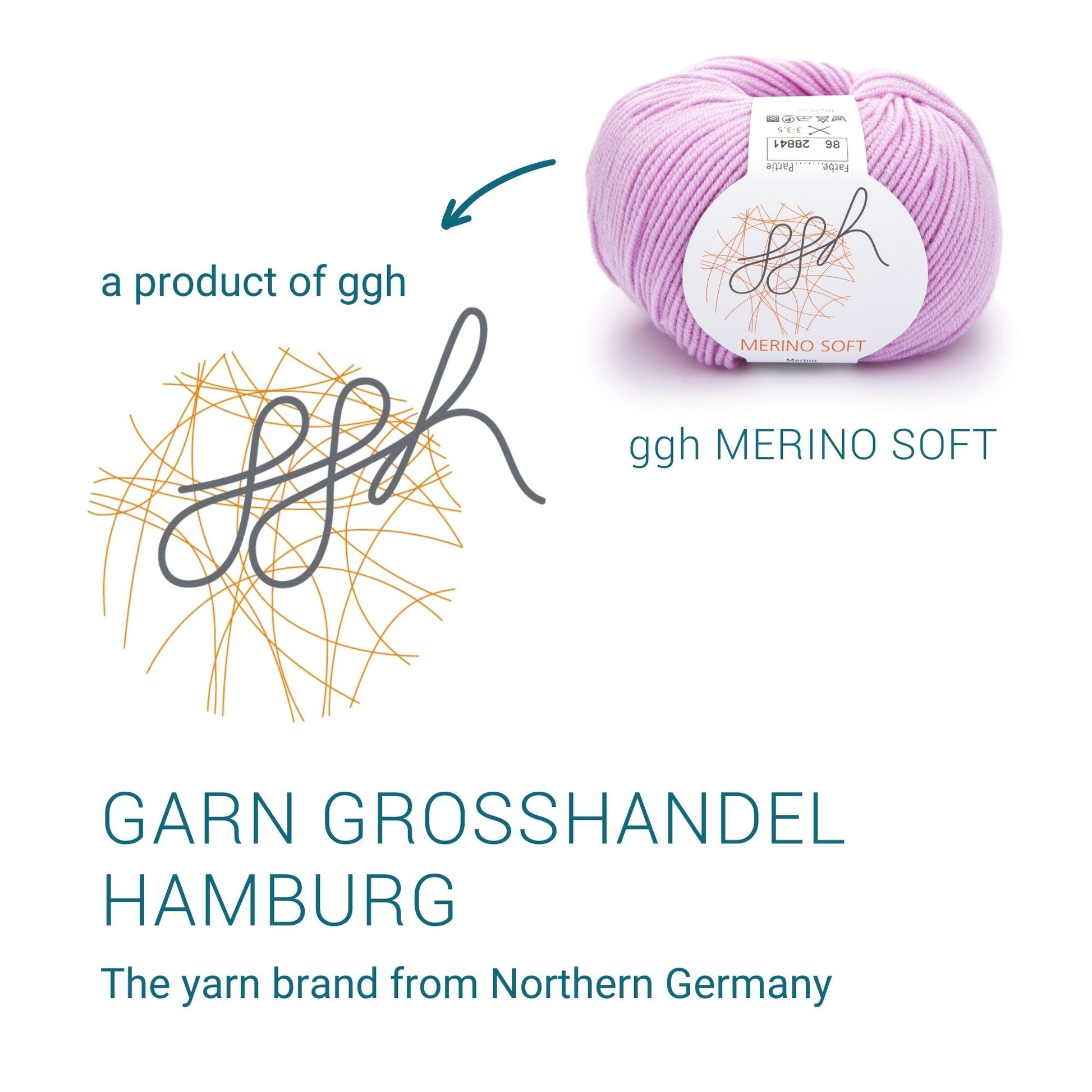 ggh Merino Soft | Merinowolle | 170m/50g | 086 - Rosa - Handarbeiten - 5