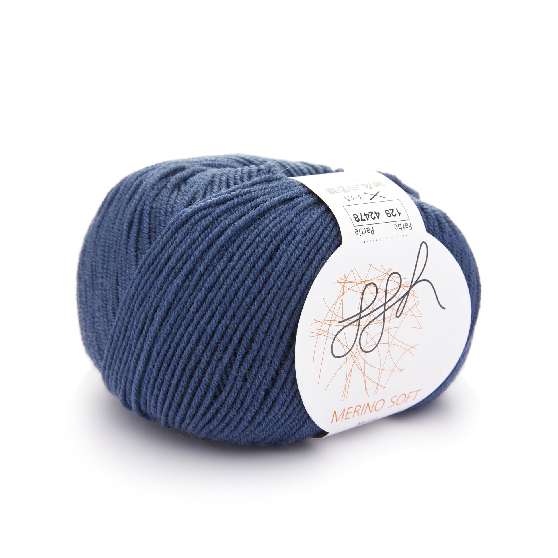 ggh Merino Soft | Merinowolle | 170m/50g | 128 - Ozeanblau - Handarbeiten - 1