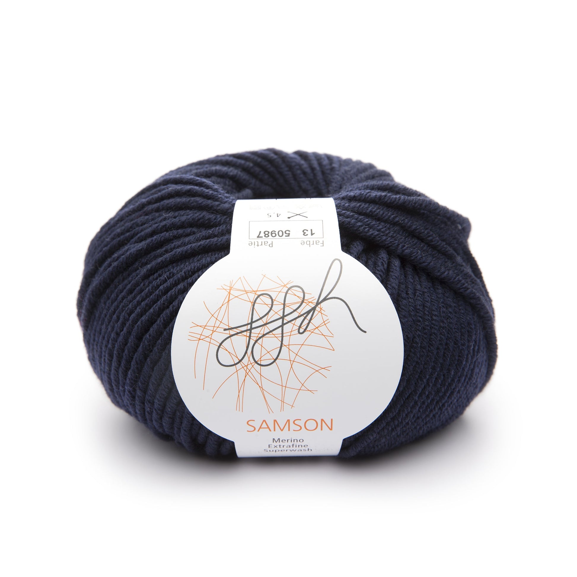 ggh Samson | Merinowolle | 85m/50g | 013 - Marine - Handarbeiten - 1