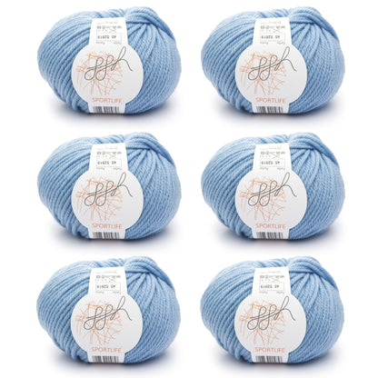 ggh Sportlife Box | Set mit 300g (6x50g) | 045 – Hellblau - Strickwolle - Handarbeiten - 1