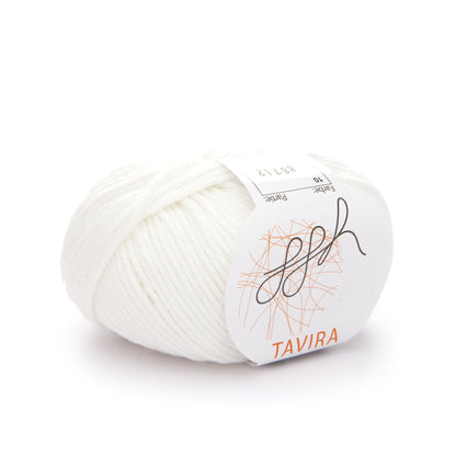 ggh Tavira | 100% Baumwolle | 80m/50g | 010 - Cremeweiß - Handarbeiten - 1