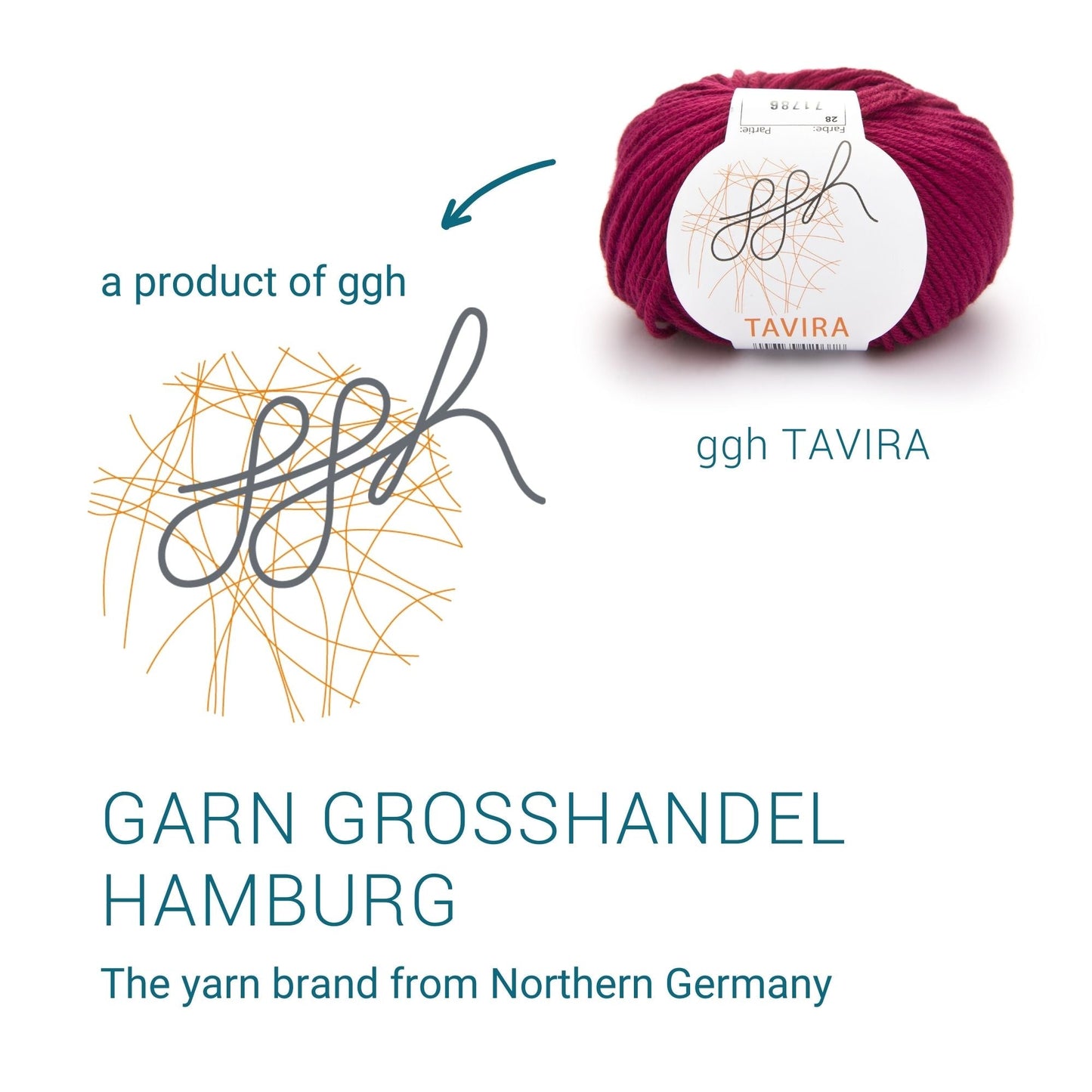 ggh Tavira | 100% Baumwolle | 80m/50g | 028 - Scharlachrot - Handarbeiten - 5