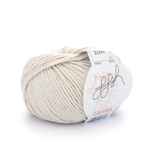 ggh Tavira | 100% Baumwolle | 80m/50g | 032 - Hellbeige - Handarbeiten - 1