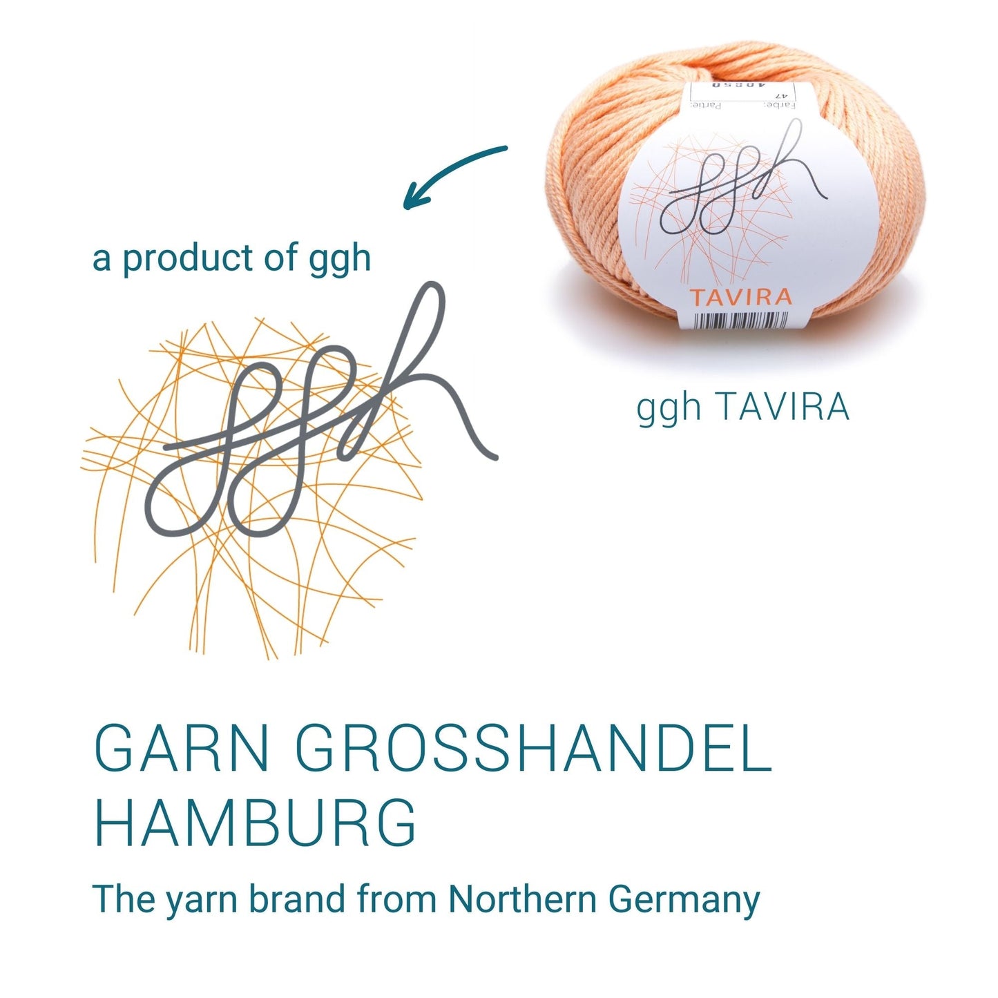 ggh Tavira | 100% Baumwolle | 80m/50g | 047 - Apricot - Handarbeiten - 5