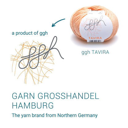 ggh Tavira | 100% Baumwolle | 80m/50g | 047 - Apricot - Handarbeiten - 5