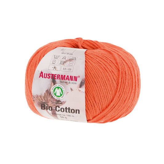 GOTS BIO COTTON 180 | 180 m - 50 g | 22 - MANDARINE - Handarbeiten - 1