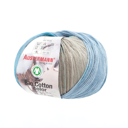 GOTS BIO COTTON COLOR 180 | 180 m - 50 g | 102 - JEANS - Handarbeiten - 1