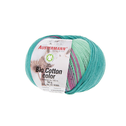 GOTS BIO COTTON COLOR 180 | 180 m - 50 g | 111 - LAGUNE - Handarbeiten - 1