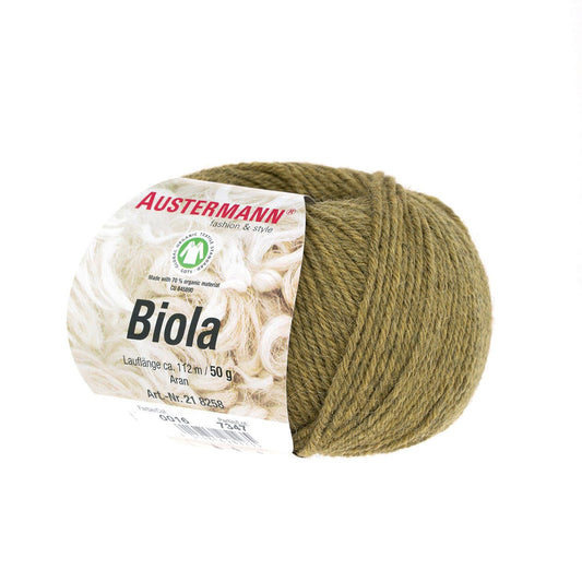 GOTS BIOLA | 112 m - 50 g | 16 - SENF - Handarbeiten - 1