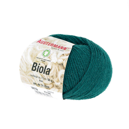 GOTS BIOLA | 112 m - 50 g | 18 - LAGUNE - Handarbeiten - 1