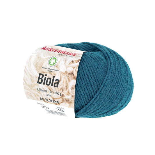 GOTS BIOLA | 112 m - 50 g | 19 - PETROL - Handarbeiten - 1