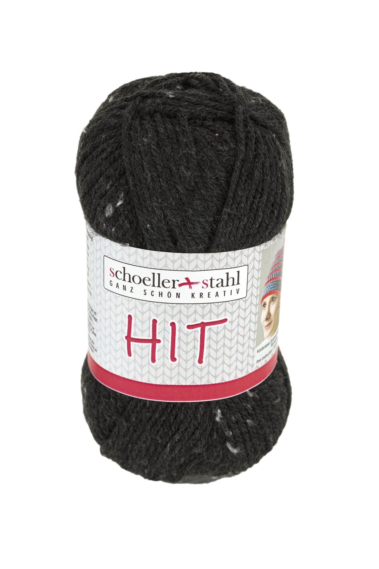 HIT 50G | Farbe 250 - ANTHRAZIT TWEED - Strickwolle - Handarbeiten - 1