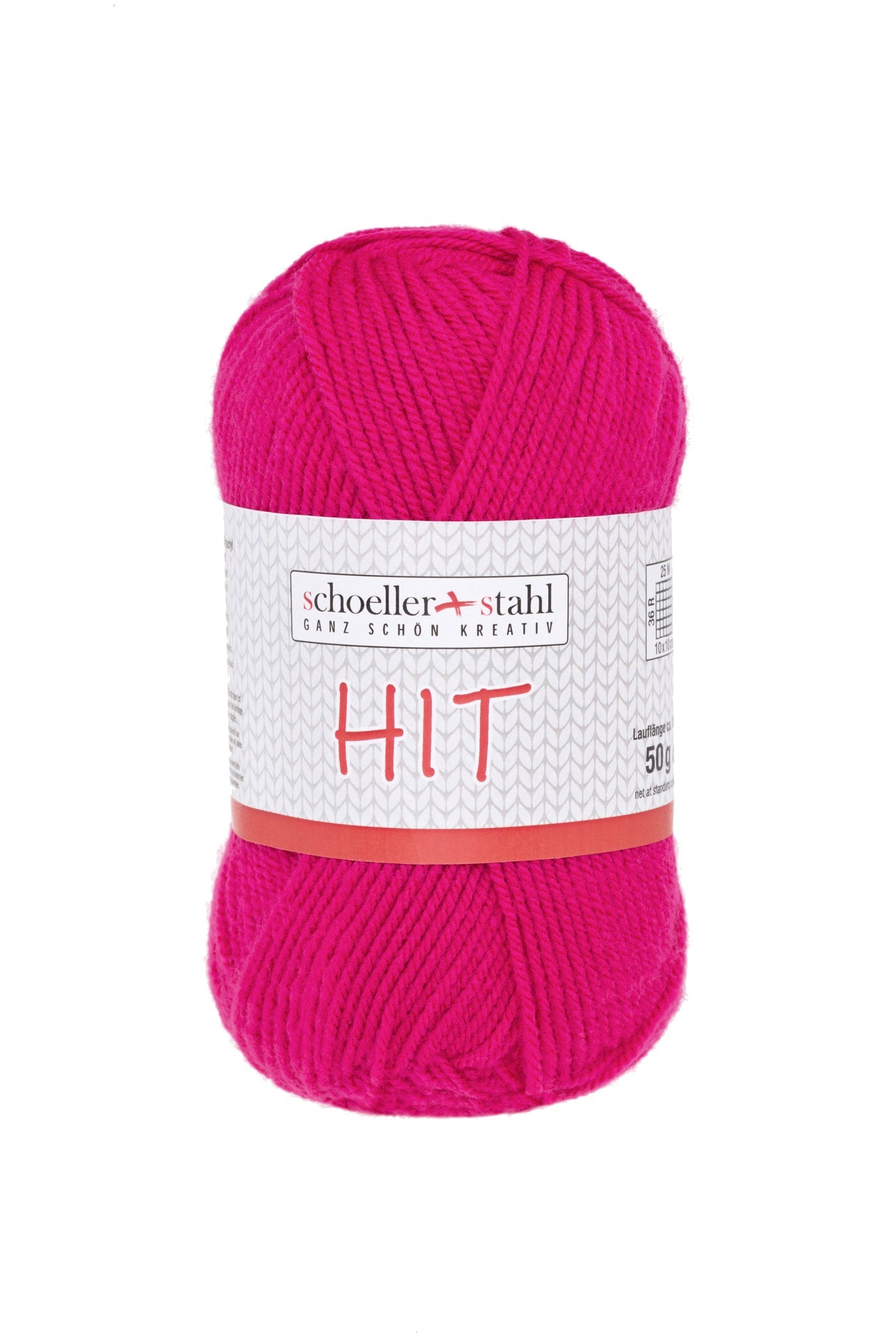 HIT 50G | Farbe 43 - HIMBEERE - Strickwolle - Handarbeiten - 1