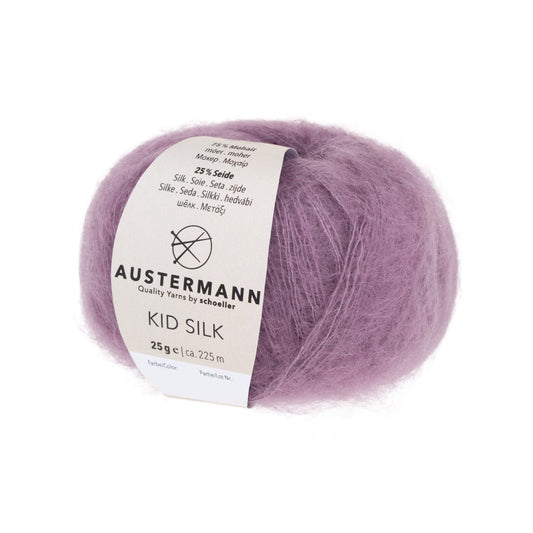 KID SILK | 225 m - 25 g | 24 - MAUVE - Handarbeiten - 1