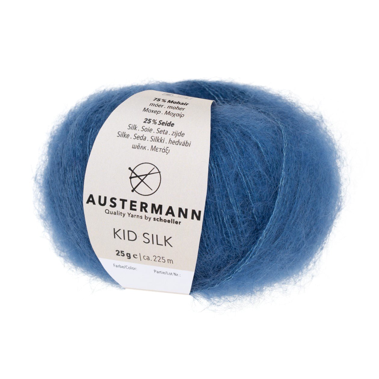 KID SILK | 225 m - 25 g | 37 - TAUBENBLAU - Handarbeiten - 1