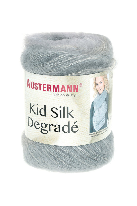 KID SILK DEGRADEE | 425 m - 50 g | 106 - SILBER - Handarbeiten - 1