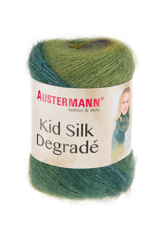 KID SILK DEGRADEE | 425 m - 50 g | 109 - LAUB - Handarbeiten - 1