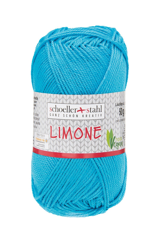 LIMONE 50G | Farbe 131 - TUERKIS - Strickwolle - Handarbeiten - 1