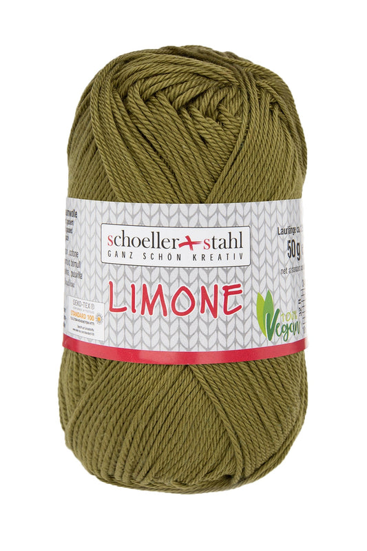 LIMONE 50G | Farbe 162 - PESTO - Strickwolle - Handarbeiten - 1