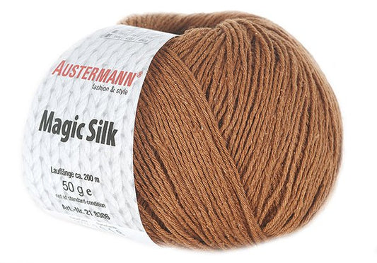 MAGIC SILK UNI | 200 m - 50 g | 02 - MANDEL - Handarbeiten - 1