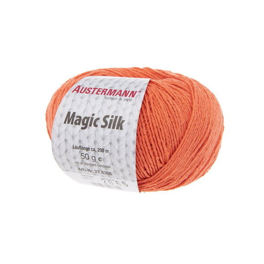 MAGIC SILK UNI | 200 m - 50 g | 11 - GERBERA - Handarbeiten - 1