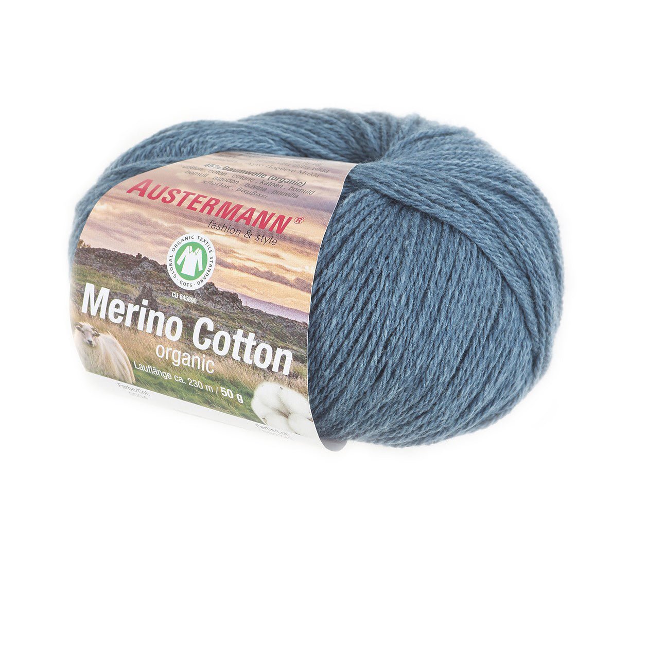 Merino Cotton | 230 M - 50 G | 04 - Blau - Handarbeiten - 1