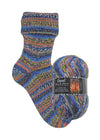 Opal Hundertwasser III | 4 - fach Sockenwolle 100g | Farbe 3201 - Strickwolle - Handarbeiten - 1